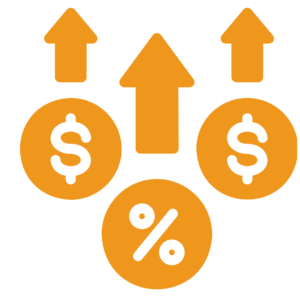 growth icon ORGANGE
