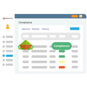 Compliance | WAAVE merchant dashboard illustration